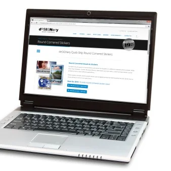 Custom signage company website created with Website Builder