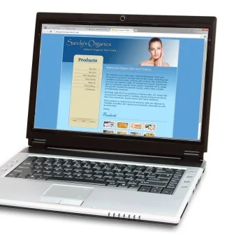 Professional business website created with Website Builder
