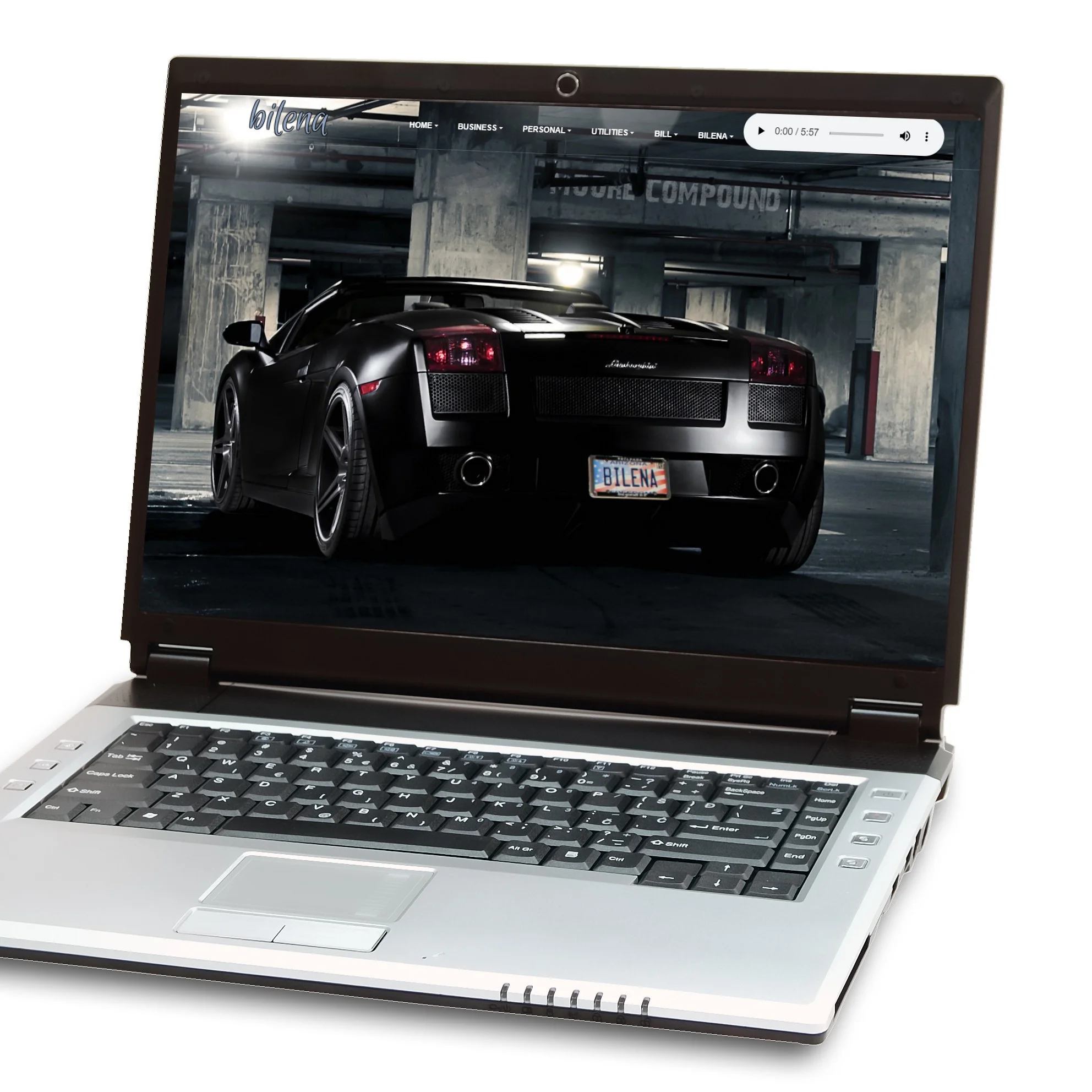 Small business website created with Website Builder